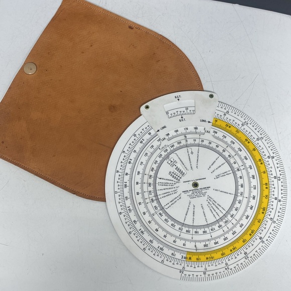 Air Navigation Plotter Type X-1 Circular Flight Computer for Aviation Courses - Picture 11 of 15